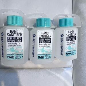 NEW Lot Set of 3 SEA TO SUMMIT Hand Sanitizer - Camping Size NEW YOU Get ALL 3